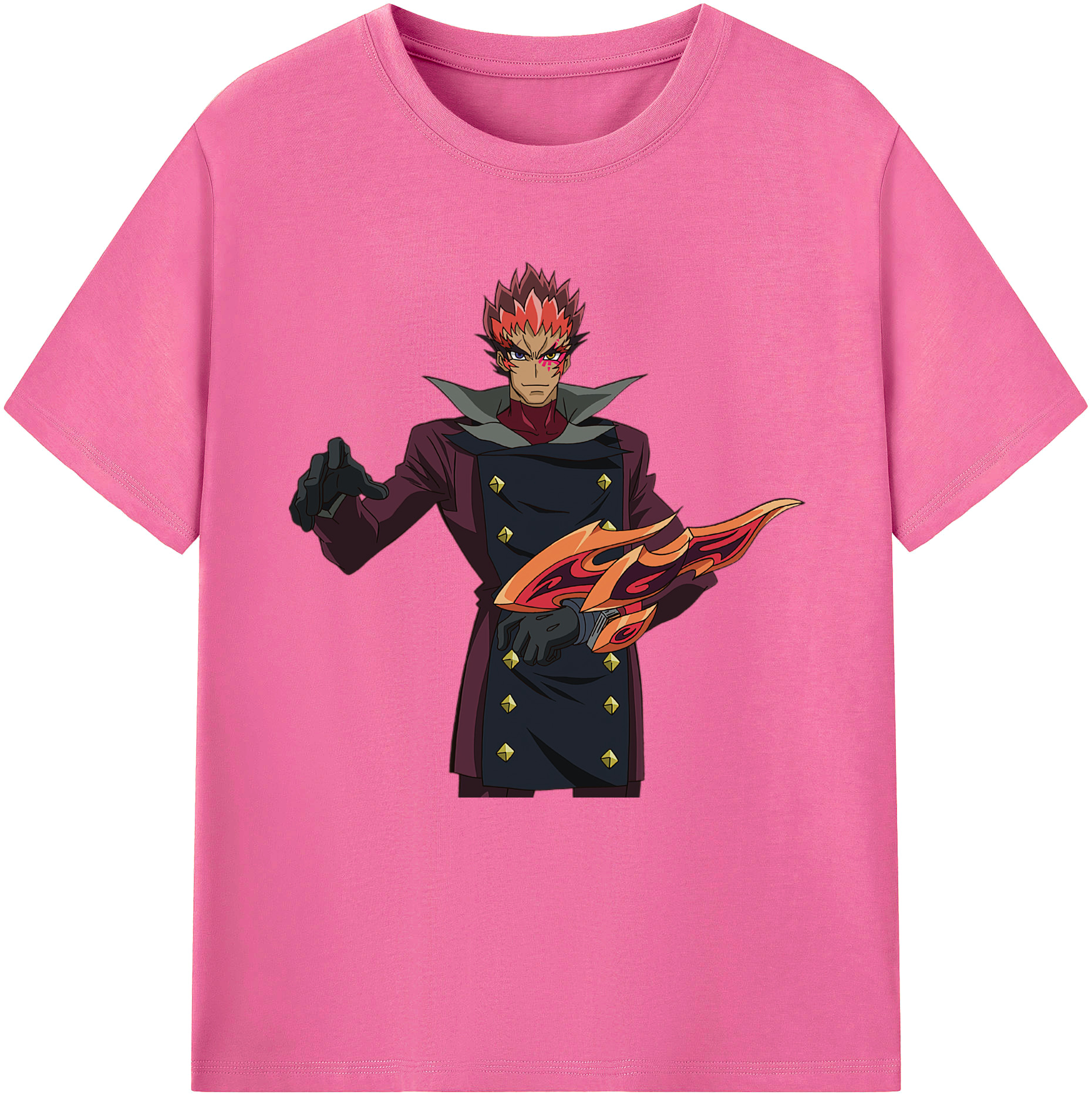 （画像用） 遊☆戯☆王 Yu-Gi-Oh! レディースカジュアルプリントTシャツ（綿100％）